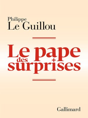 cover image of Le pape des surprises